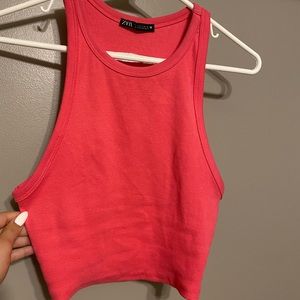 Zara pink tank top